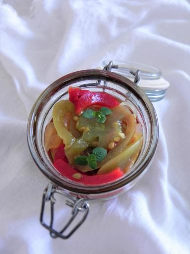 Zdjęcie - Zielone pomidory babci Marteczki - Przepisy kulinarne ze zdjęciami