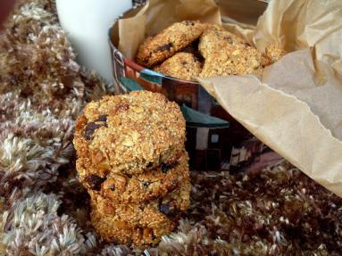 Zdjęcie - Ciastka amarantusowo -  czekoladowe - Przepisy kulinarne ze zdjęciami
