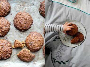 Zdjęcie - Śniadanie do łóżka #226: Owsiane ciasteczka z żurawiną - Przepisy kulinarne ze zdjęciami