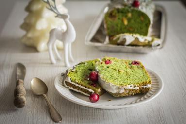 Zdjęcie - Zielony keks z żurawiną i białą czekoladą - Przepisy kulinarne ze zdjęciami