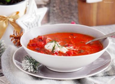 Zdjęcie - Zupa z pieczonymi burakami i kapustą / Roasted beet and cabbage soup - Przepisy kulinarne ze zdjęciami