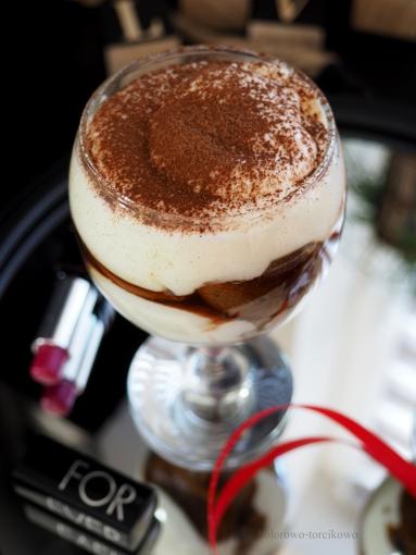 Zdjęcie - Budyniowe tiramisu ( szybki deser kawowy ) - Przepisy kulinarne ze zdjęciami