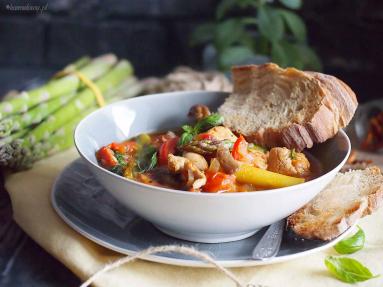 Zdjęcie - Szybka potrawka wiosenna z kurczakiem i szparagami / Easy spring asparagus and chicken stew - Przepisy kulinarne ze zdjęciami