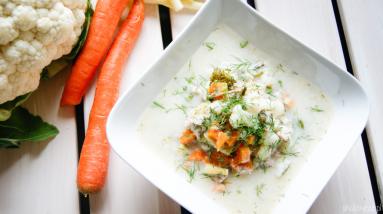 Zdjęcie - Jarzynowa z młodych warzyw - Przepisy kulinarne ze zdjęciami