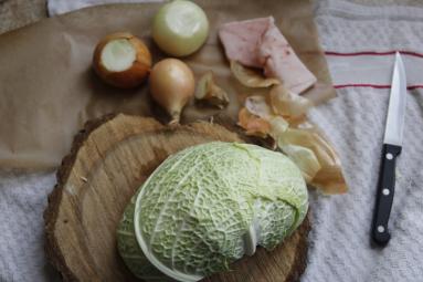 Zdjęcie - Łazanki z kapustą włoską - Przepisy kulinarne ze zdjęciami