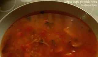 Zdjęcie - Letnia zupa pomidorowa - Przepisy kulinarne ze zdjęciami