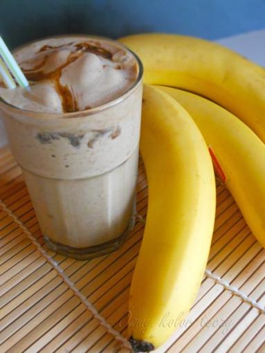Zdjęcie - Shake bananowo-kawowy. - Przepisy kulinarne ze zdjęciami