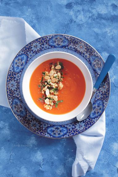Zdjęcie - Krem marchewkowy z kaszą jaglaną - Przepisy kulinarne ze zdjęciami