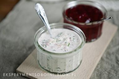 Zdjęcie - jogurtowy sos wiosenny - kulinarny Eksperyment Sobotni - przepisy d... - Przepisy kulinarne ze zdjęciami
