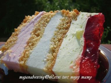 Zdjęcie - Lekki letni tort mojej Mamy  - Przepisy kulinarne ze zdjęciami
