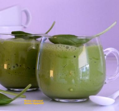 Zdjęcie - Zielony koktajl na zdrowe jelita - Przepisy kulinarne ze zdjęciami
