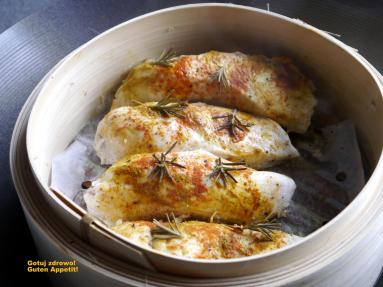 Zdjęcie - Filet kurczaka gotowany na parze - Dieta szybka przemiana. Faza I i II - Przepisy kulinarne ze zdjęciami