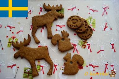 Zdjęcie - Szwecja: Pepparkakor (pierniczki) - Przepisy kulinarne ze zdjęciami