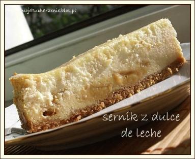 Zdjęcie - Sernik z dulce de leche   - Przepisy kulinarne ze zdjęciami