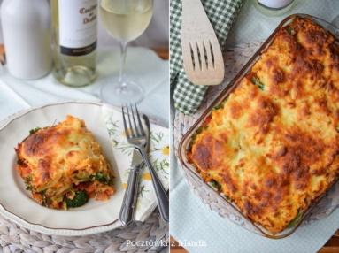 Zdjęcie - Lasagne z dynią, brokułem i jarmużem | U stóp Benbulbena - Przepisy kulinarne ze zdjęciami