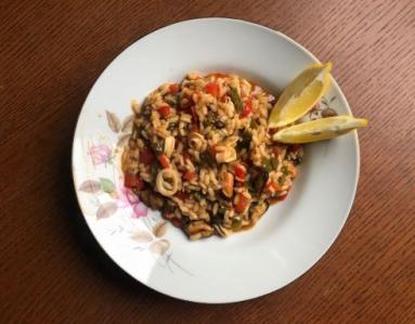 Zdjęcie - Słoneczna paella z owocami morza – inspirowana Art Food Bazar - Przepisy kulinarne ze zdjęciami
