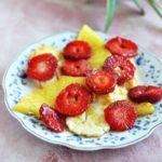 Zdjęcie - Grillowane halloumi z owocami - Przepisy kulinarne ze zdjęciami