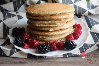 Zdjęcie - Budyniowe pancakes - Przepisy kulinarne ze zdjęciami