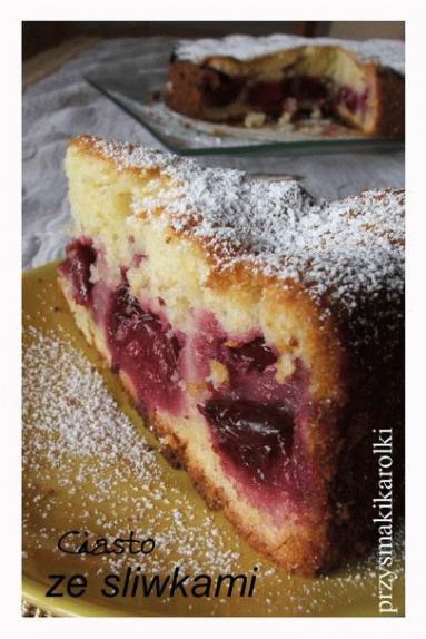 Zdjęcie - Na niepowodzenia - ciasto ze sliwkami - Przepisy kulinarne ze zdjęciami