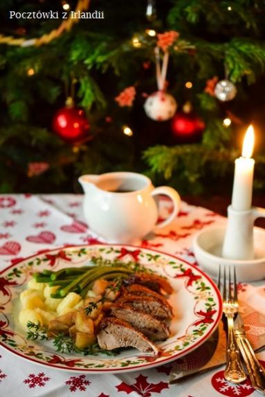 Zdjęcie - Świąteczna kaczka z jabłkami w glazurze z whiskey – U stóp Benbulbena - Przepisy kulinarne ze zdjęciami