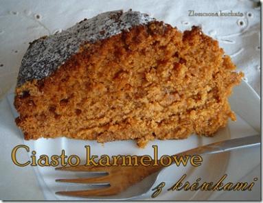 Zdjęcie - Ciasto karmelowe z krówkami - Przepisy kulinarne ze zdjęciami