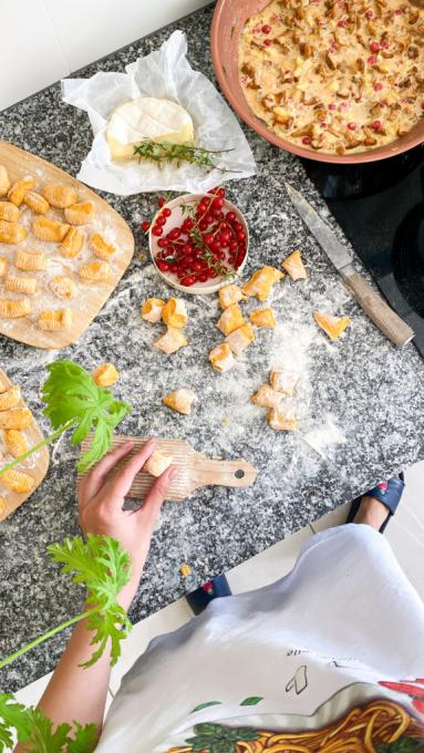 Zdjęcie - Batatowe gnocchi z kurkami - Przepisy kulinarne ze zdjęciami