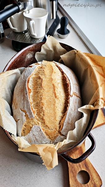 Zdjęcie - Nocny chleb na drożdżach instant - Napiecyku - Przepisy kulinarne ze zdjęciami