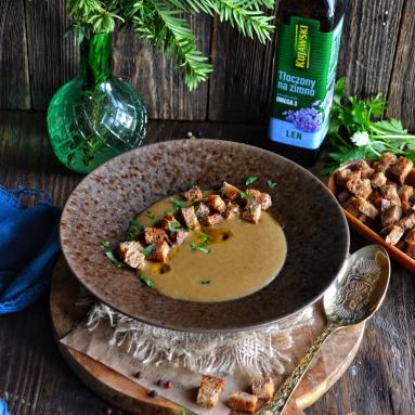 Zdjęcie - Zupa krem z grzybów leśnych - Przepisy kulinarne ze zdjęciami