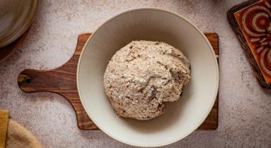Zdjęcie - Chleb noworoczny z błonnikiem - Przepisy kulinarne ze zdjęciami