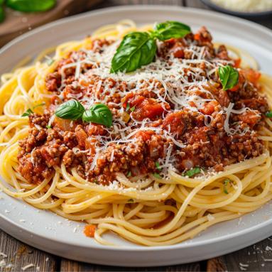 Zdjęcie - Idealne spaghetti Bolognese - Przepisy kulinarne ze zdjęciami