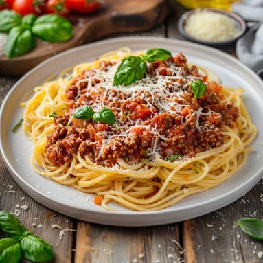 Zdjęcie - Idealne spaghetti Bolognese - Przepisy kulinarne ze zdjęciami
