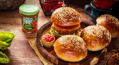 Zdjęcie - Szybkie bułki do burgerów - Przepisy kulinarne ze zdjęciami