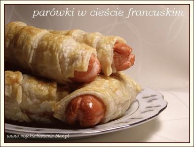 Zdjęcie - Parówki w cieście francuskim  - Przepisy kulinarne ze zdjęciami