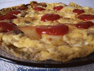 Zdjęcie - Ziemniaczana pizza z  patelni  - Przepisy kulinarne ze zdjęciami
