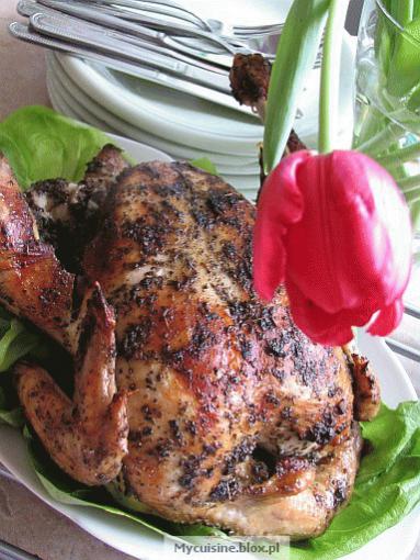 Zdjęcie - Pieczony kurczak  - Przepisy kulinarne ze zdjęciami