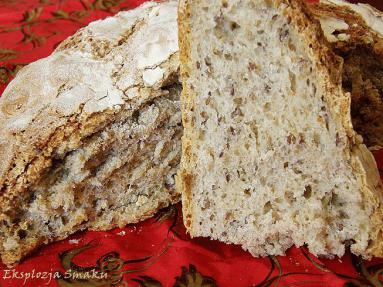 Zdjęcie - Chleb codzienny  z siemieniem  lnianym  - Przepisy kulinarne ze zdjęciami