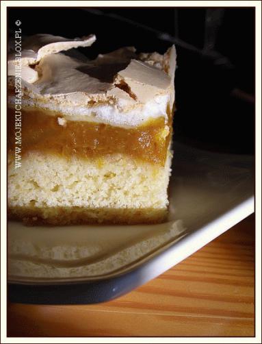 Zdjęcie - Ciasto dyniowe z bezą na półkruchym spodzie  - Przepisy kulinarne ze zdjęciami