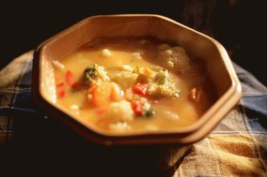 Zdjęcie - Aromatyczna zupa kalafiorowo-brokułowa - Przepisy kulinarne ze zdjęciami