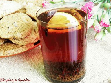 Zdjęcie - Herbata z cynamonem, goździkami i  pomarańczą  - Przepisy kulinarne ze zdjęciami
