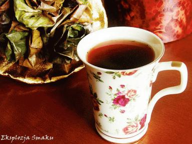 Zdjęcie - Herbata wiśniowa z kokosową  wkładką  - Przepisy kulinarne ze zdjęciami