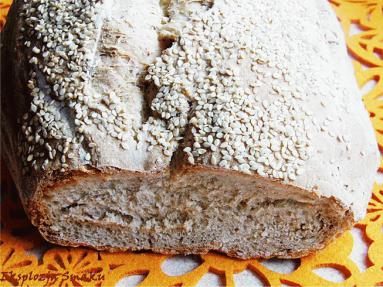 Zdjęcie - Chleb z  sezamem  - Przepisy kulinarne ze zdjęciami
