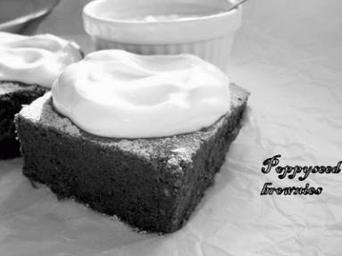 Zdjęcie - Poppyseed  brownie  - Przepisy kulinarne ze zdjęciami
