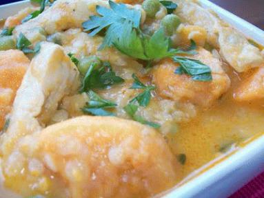 Zdjęcie - Curry z batatów i  kurczaka  - Przepisy kulinarne ze zdjęciami