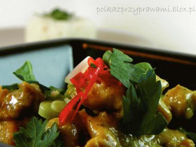 Zdjęcie - Zielone curry z kurczaka i wymiksowany durszlak  - Przepisy kulinarne ze zdjęciami