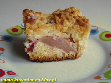 Zdjęcie - Ciasto śliwkowo - gruszkowe  - Przepisy kulinarne ze zdjęciami