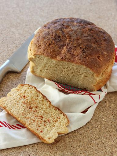 Chleb ziemniaczany z wędzoną papryką