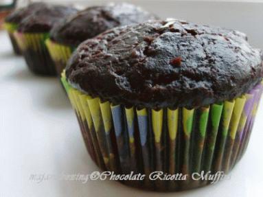 Chocolate ricotta muffins 