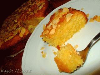 Cytrynowe ciasto z polenty (syrop)