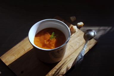 rozgrzewająco – zupa krem pomarańczowa
