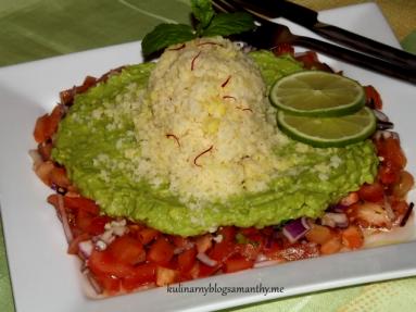 Sałatka z kuskusem w guacamole